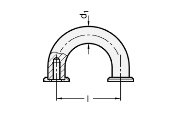 GN 224.1 / GN 224.5 Fingergriffe aus Stahl oder Edelstahl