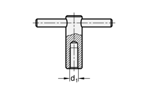 DIN 6305 Knebelmuttern, mit festem Knebel