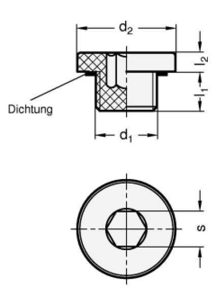 GN 746 Kunststoff - Verschlussschrauben