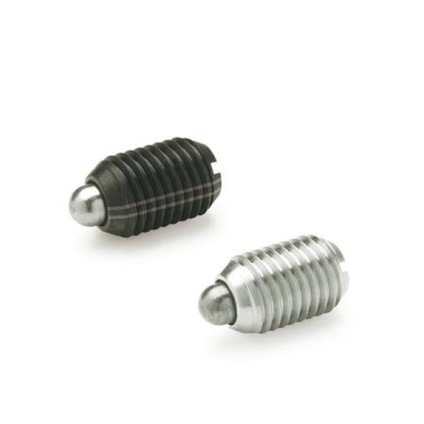 GN 615.1 Federnde Druckstücke mit Bolzen aus Stahl