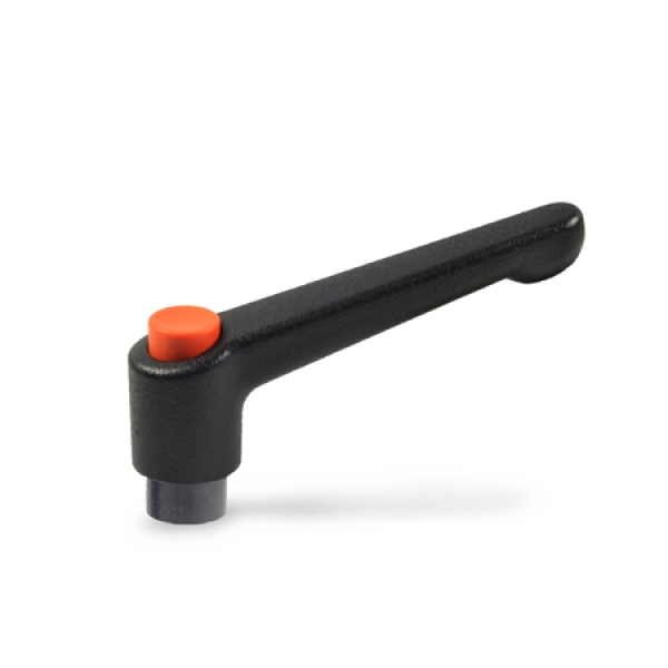 GN 303 Verstellbare Klemmhebel, Zink-Druckguss